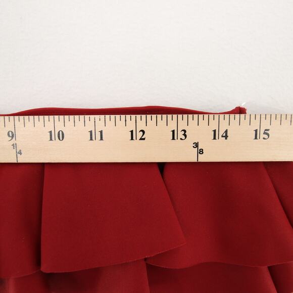 Antonio Melani x Style Bungalow Bikini Top Red Ruffled Convertible Straps XL NWT - Picture 4 of 15